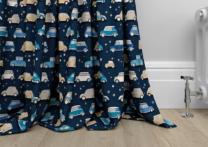 Roadtrip, Navy Blue - Made to Measure Curtains - Image 6